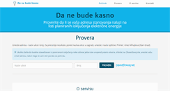 Desktop Screenshot of danebudekasno.nikolaposa.in.rs
